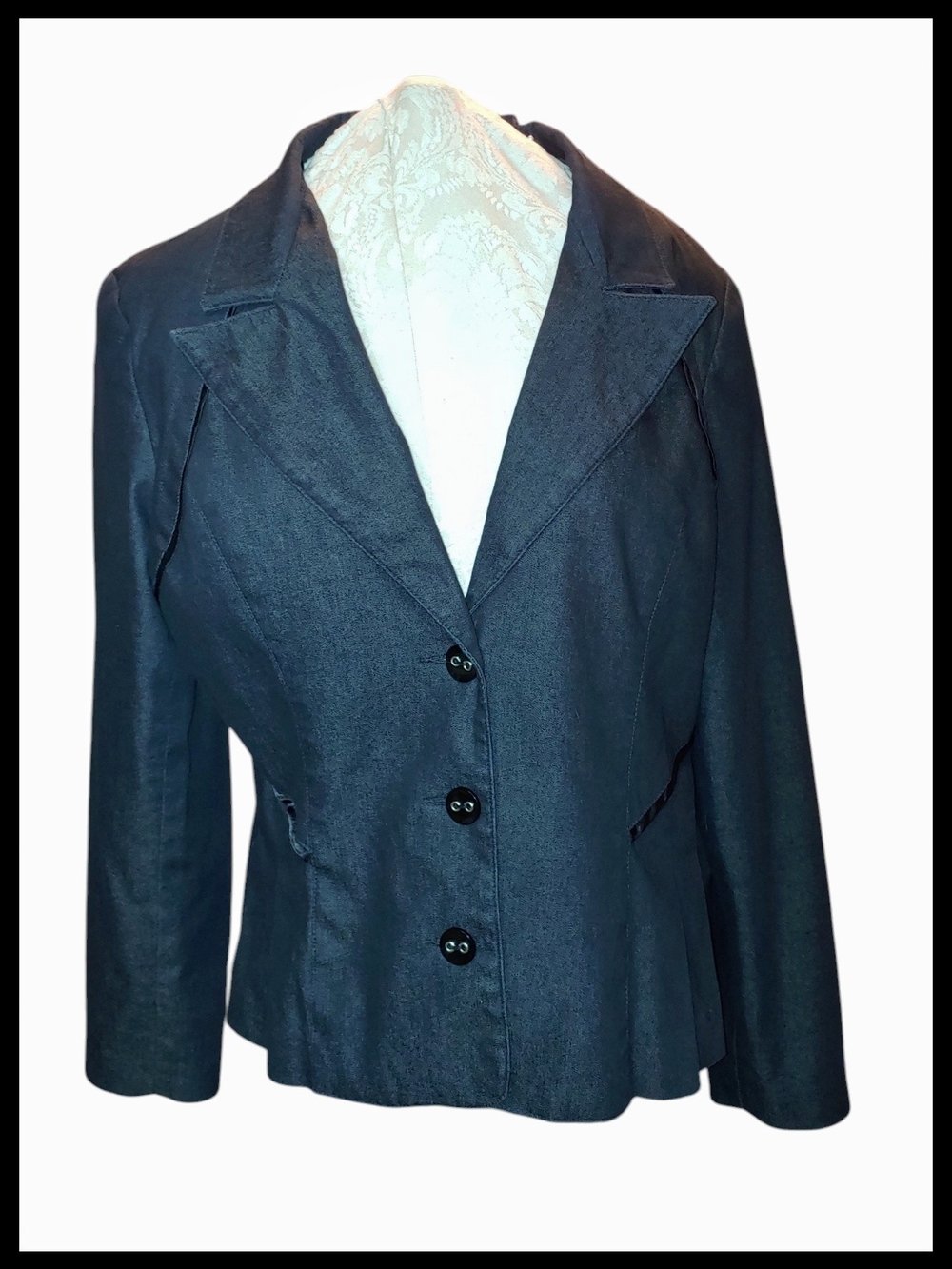 Charcoal Gray Business Casual Jacket Blazer